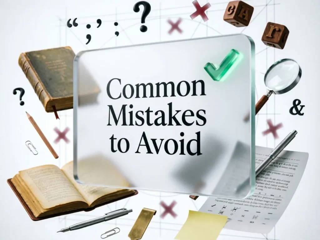 Common Mistakes to Avoid