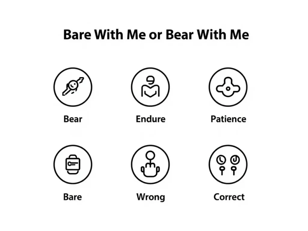 How to Use Bare With Me or Bear With Me