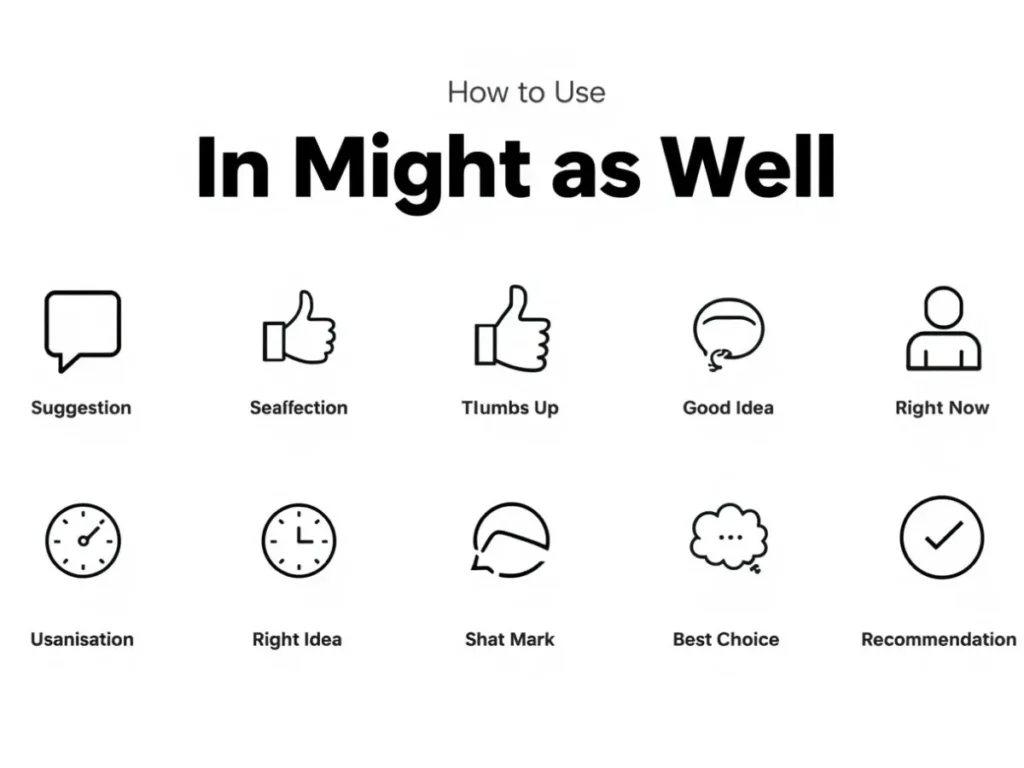 How to Use Might as Well