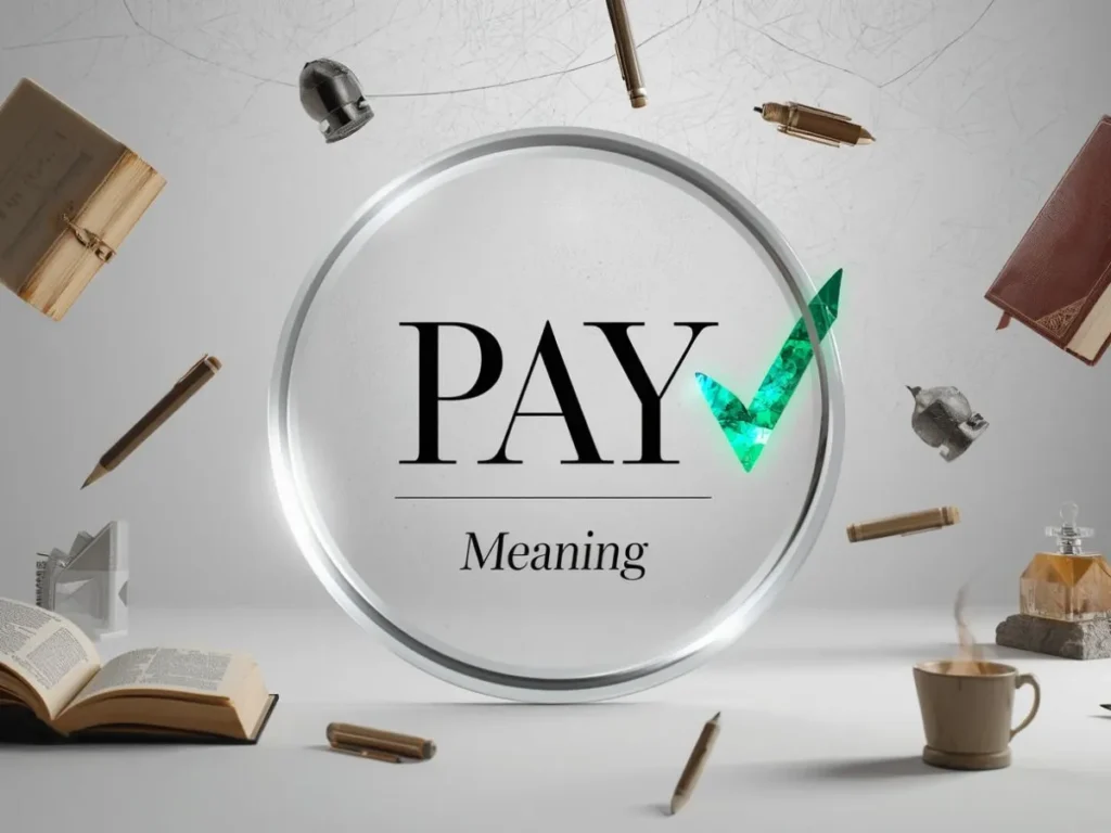 What Does Pay Mean