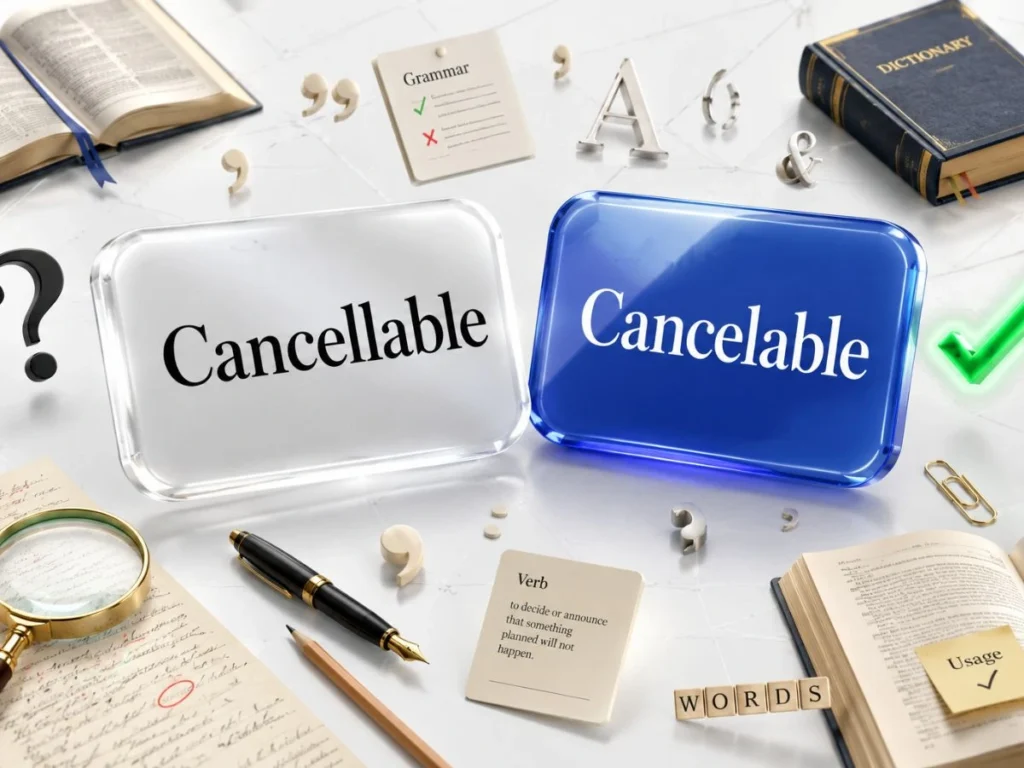 Cancellable vs. Cancelable: Key Differences