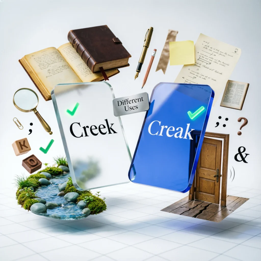 How to Use Creek or Creak