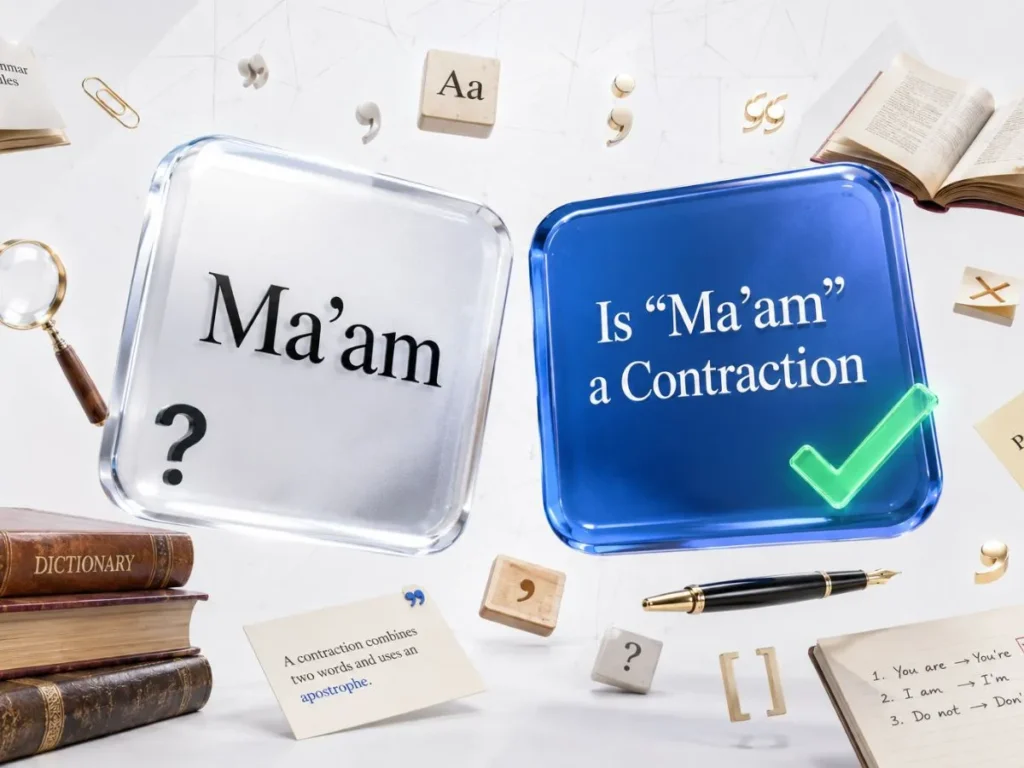 Is “Ma’am” a Contraction