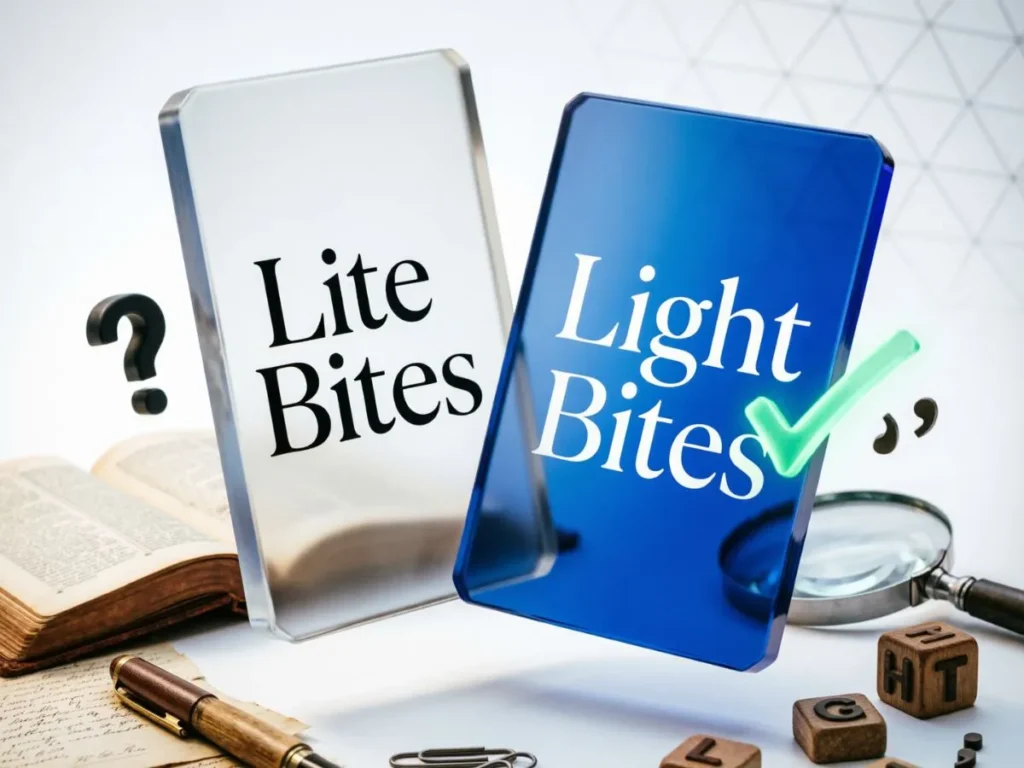 Lite Bites or Light Bites: What Is the Difference