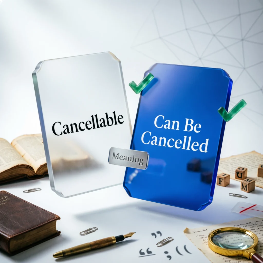 What Does "Cancellable" Mean