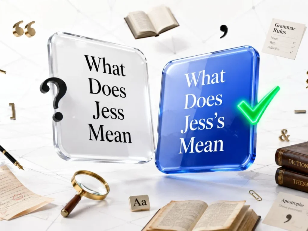What Does Jess's Mean