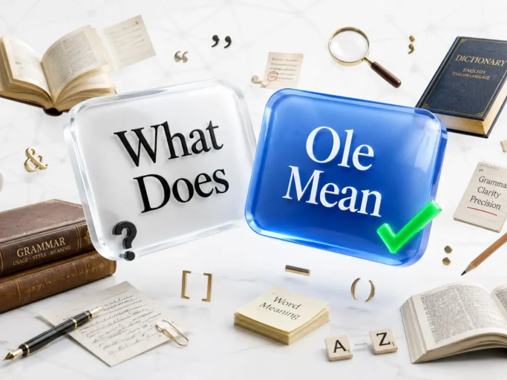 What Does Ole Mean