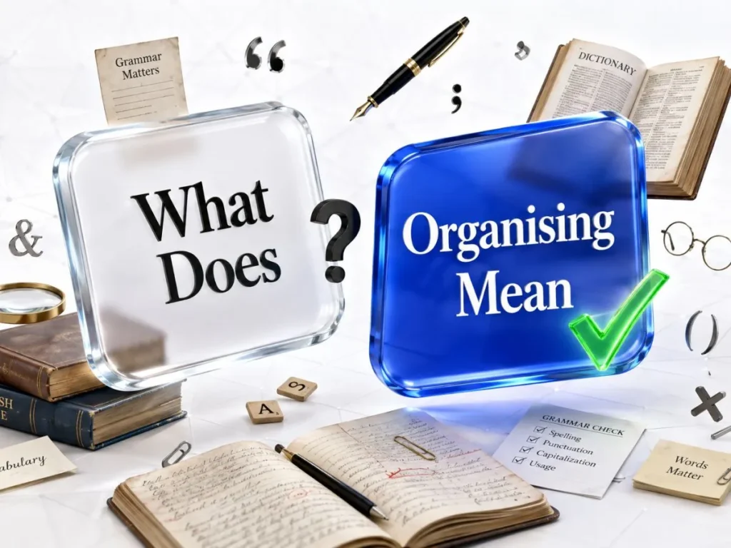 What Does “Organising” Mean