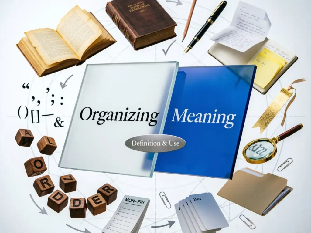 What Does “Organizing” Mean