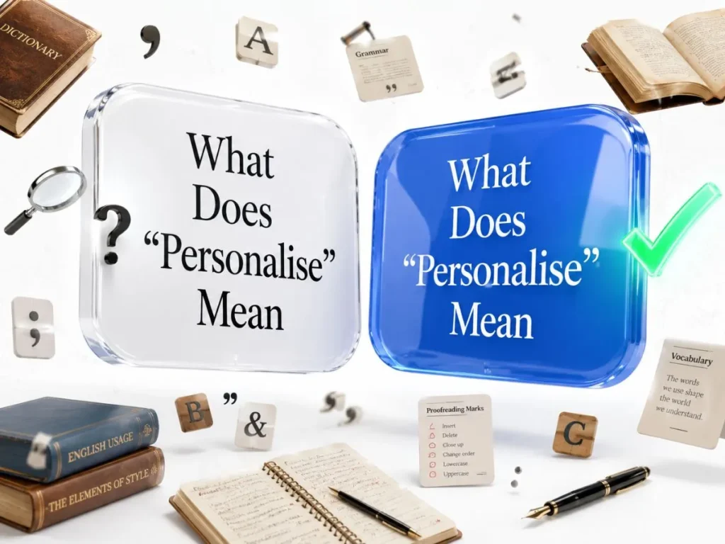 What Does “Personalise” Mean