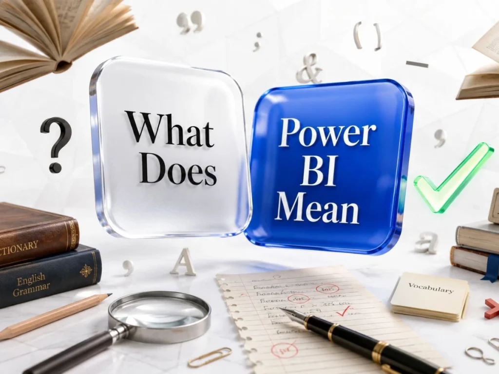 What Does Power BI Mean
