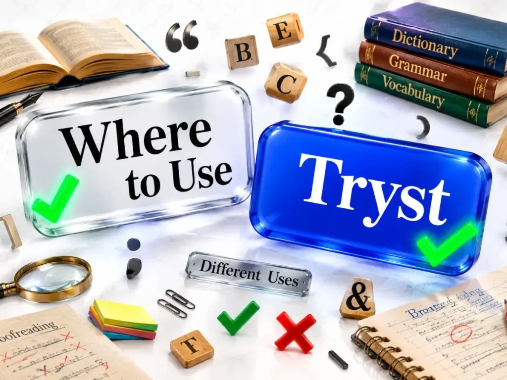 Where to Use Tryst