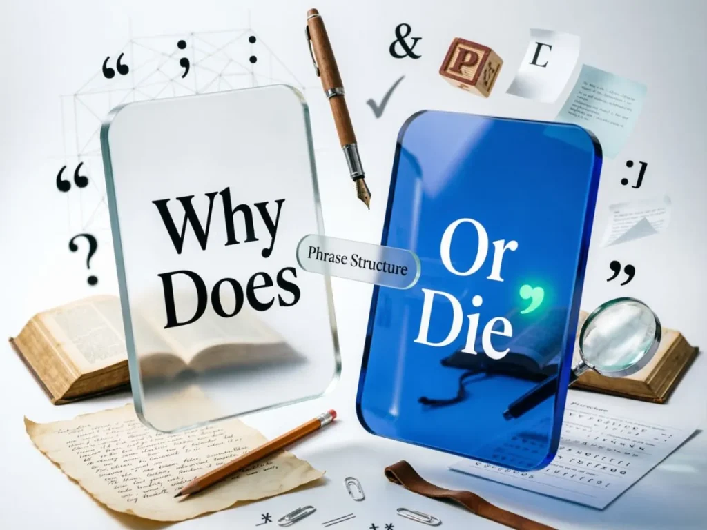 Why Does “Or Die” Appear in the Phrase