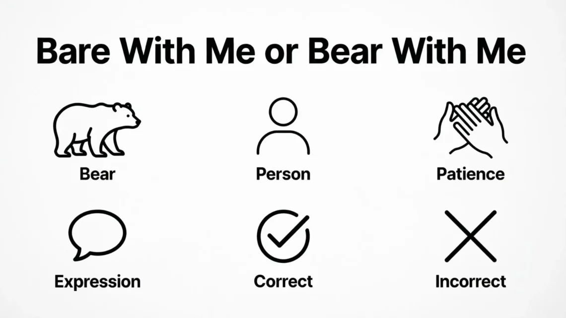 Bare With Me or Bear With Me