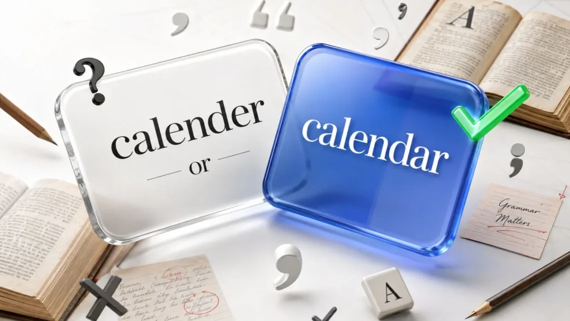 Calender or Calendar