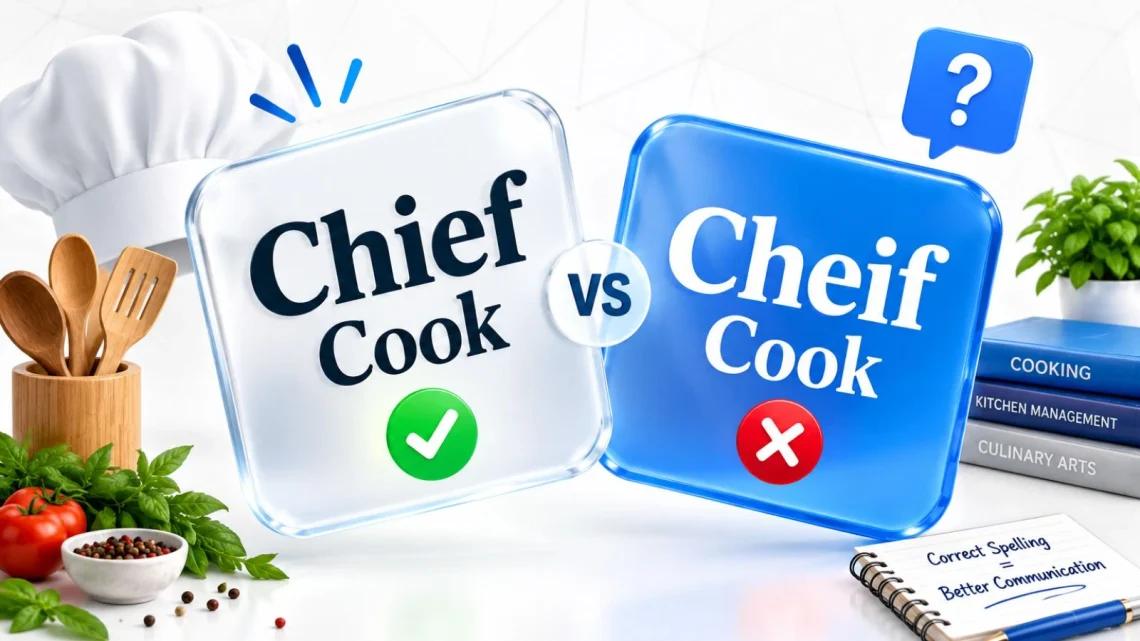 Cheif or Chief Cook