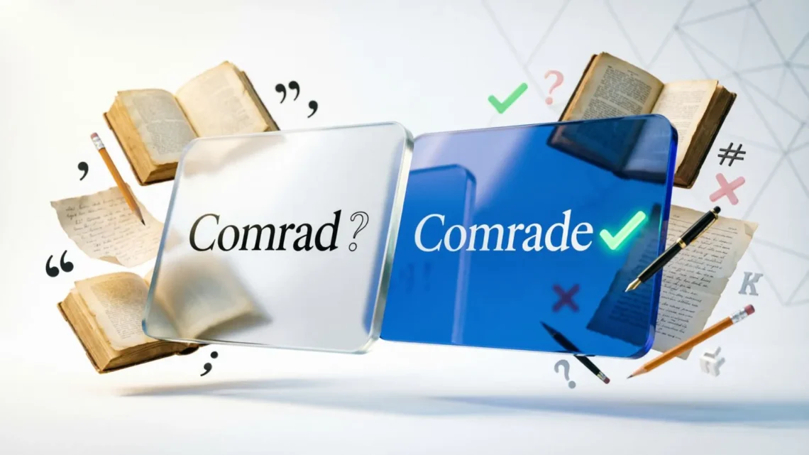 Comrad or Comrade