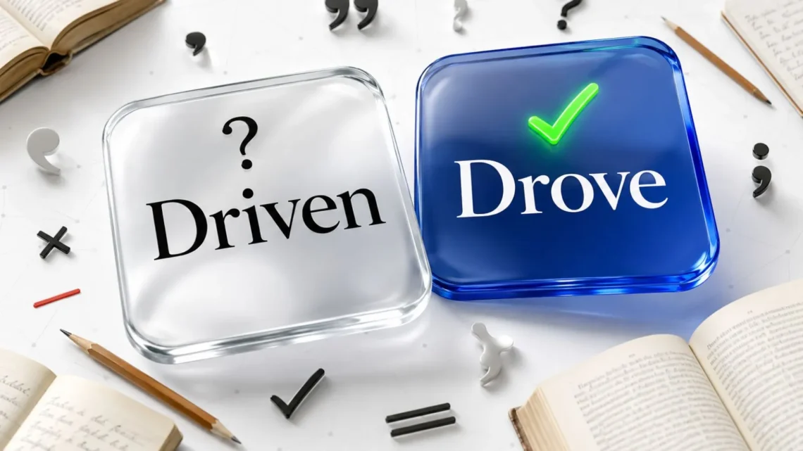 Driven or Drove