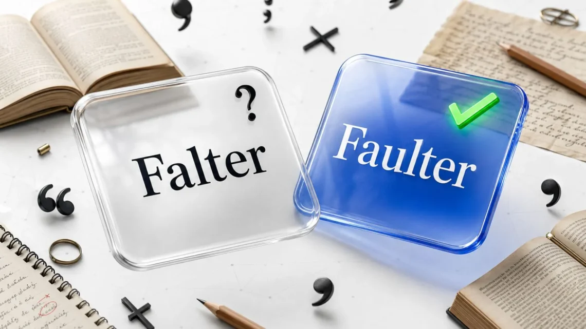 Falter or Faulter
