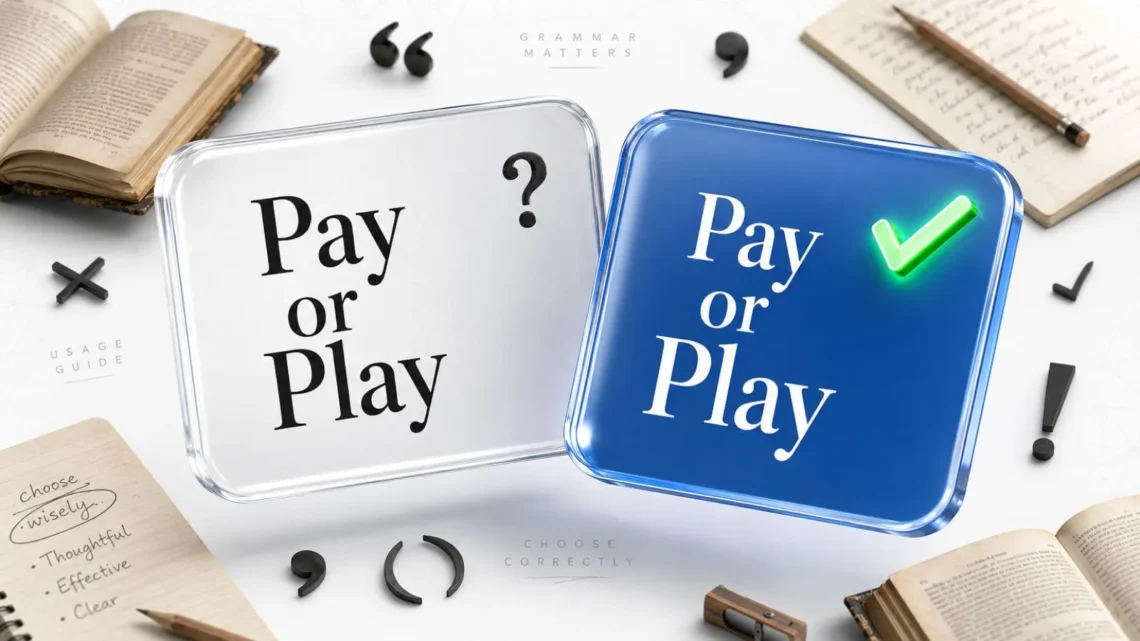 Pay or Play