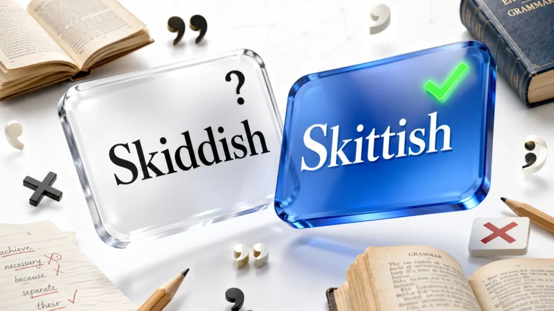 Skiddish or Skittish