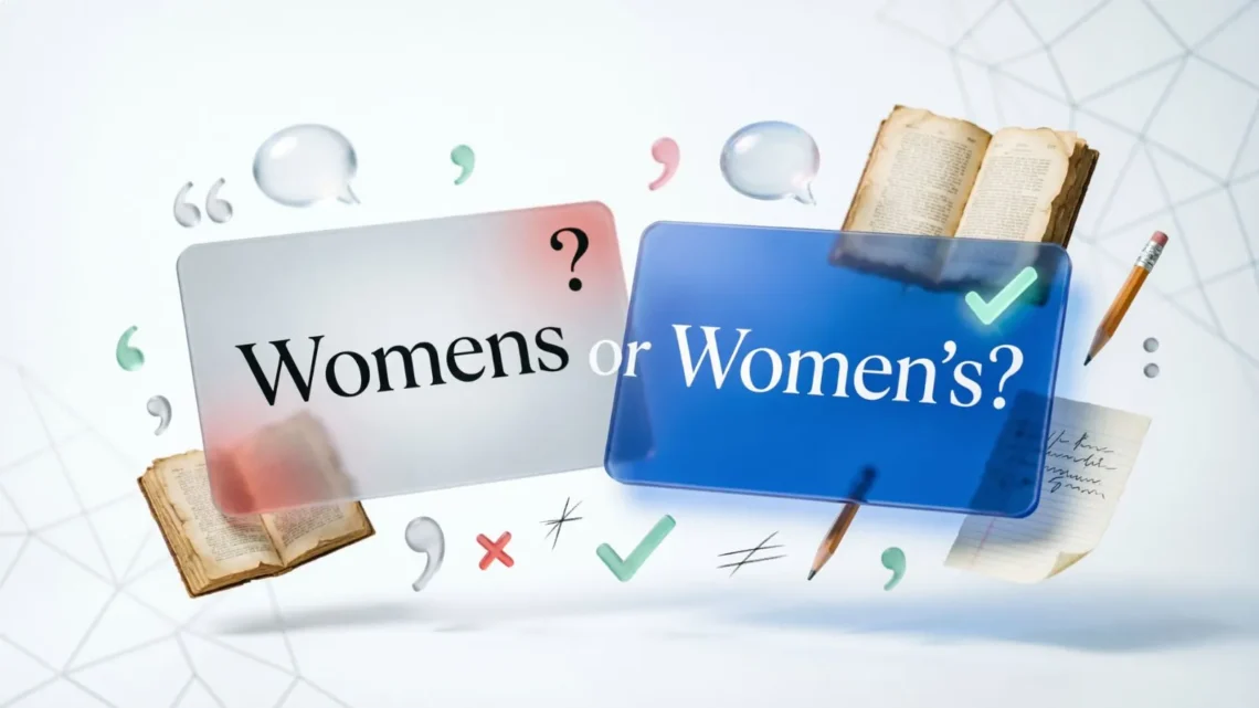 Womens or Women's