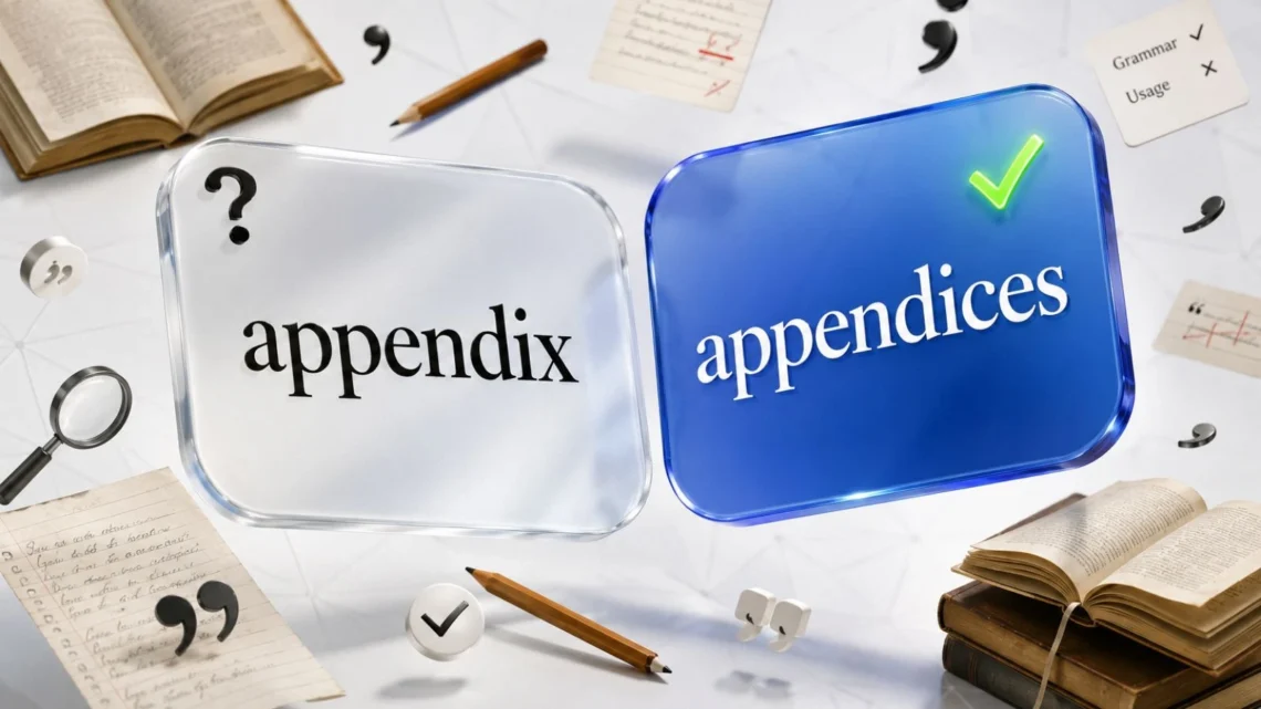 Appendix or Appendices
