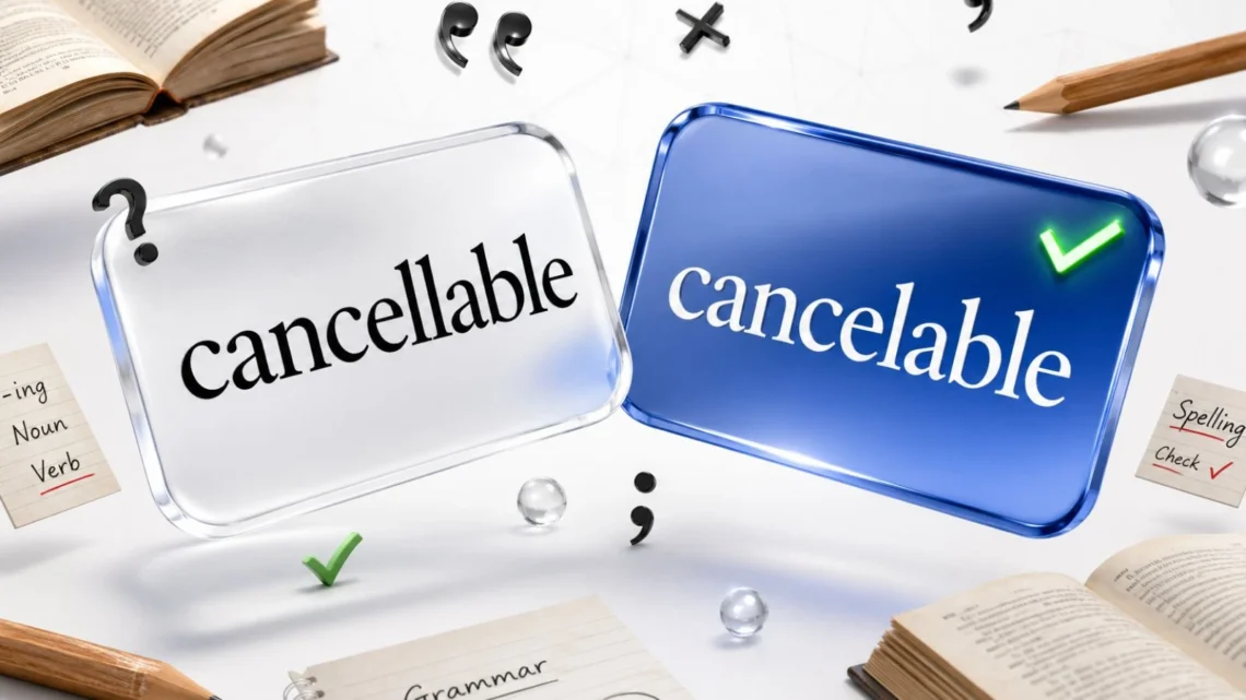 Cancellable or Cancelable