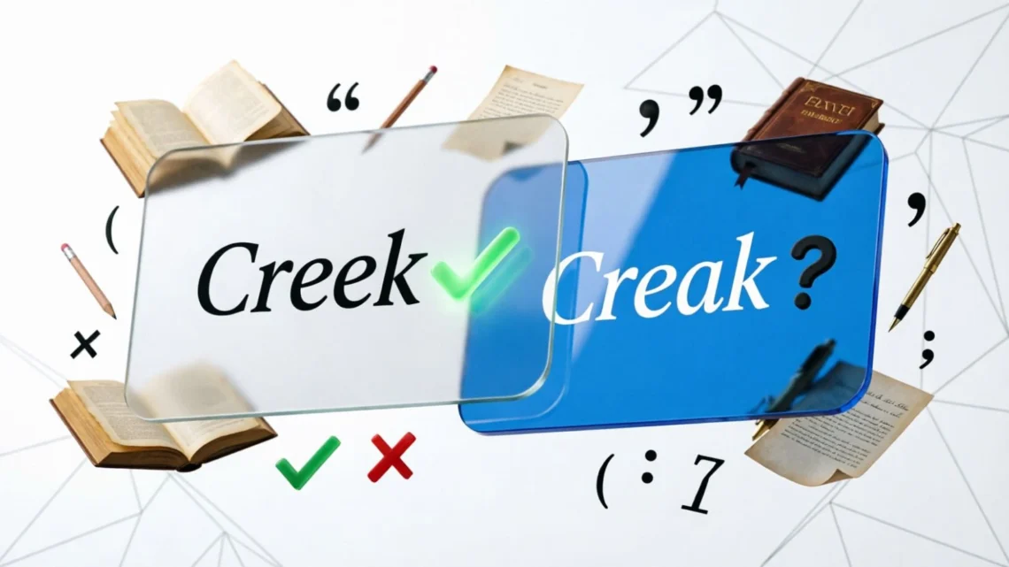 Creek or Creak