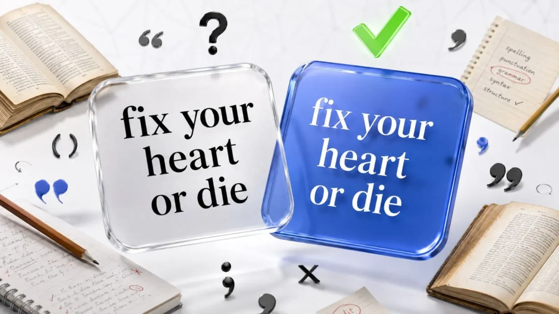 Fix Your Heart Or Die