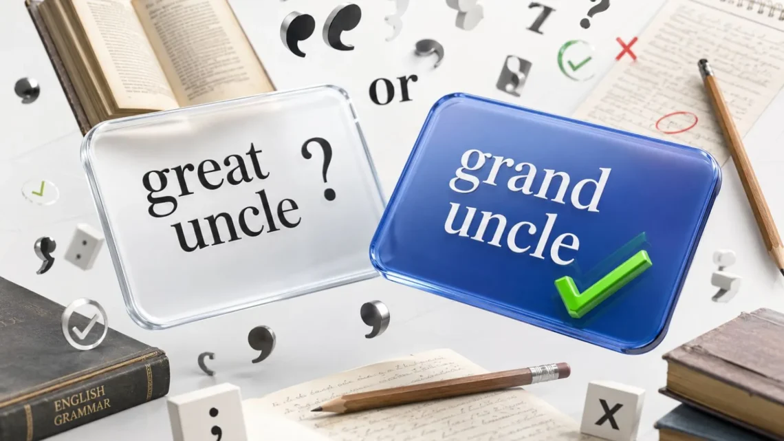 Great Uncle Or Grand Uncle