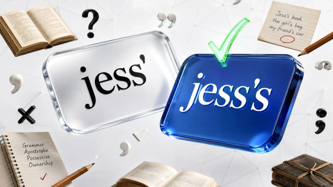 jess' or jess's