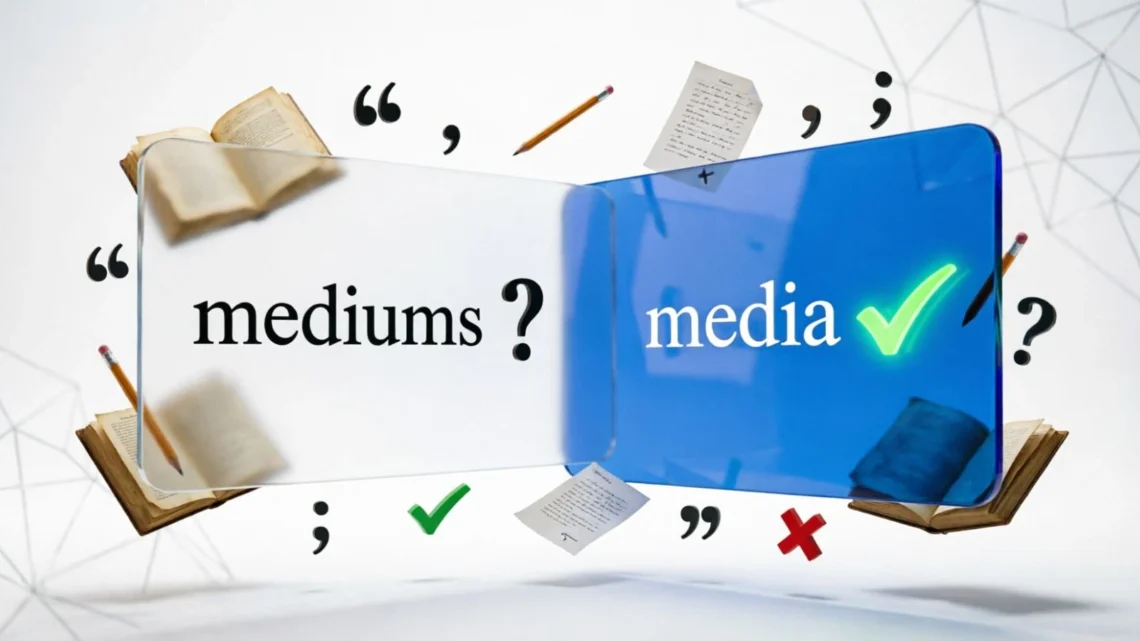 Mediums or Media