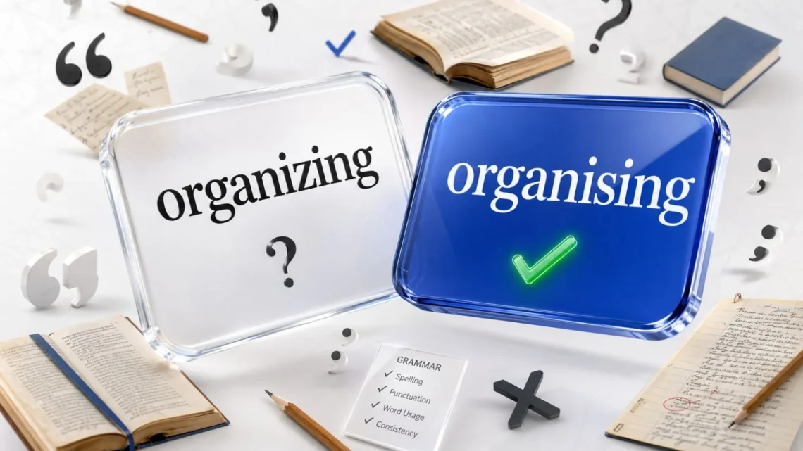 Organizing or o Organising