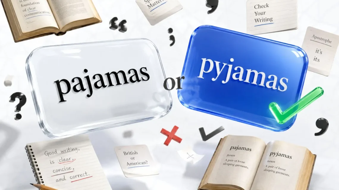 Pajamas or Pyjamas