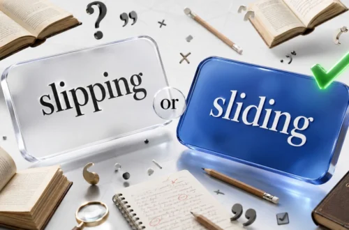 Slipping or Sliding