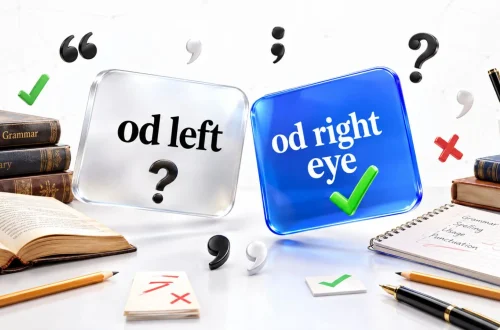 Od Left Or Right Eye